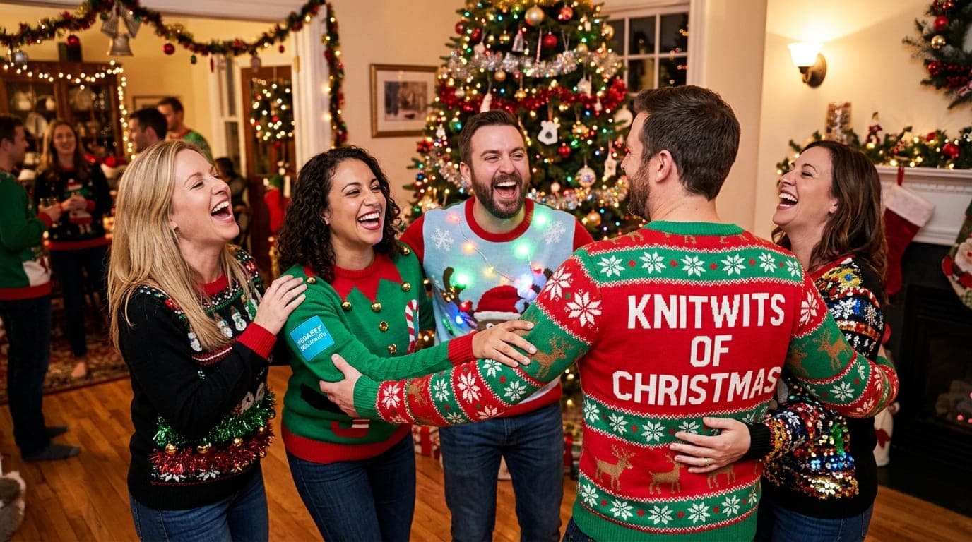 Ugly sweater Christmas party