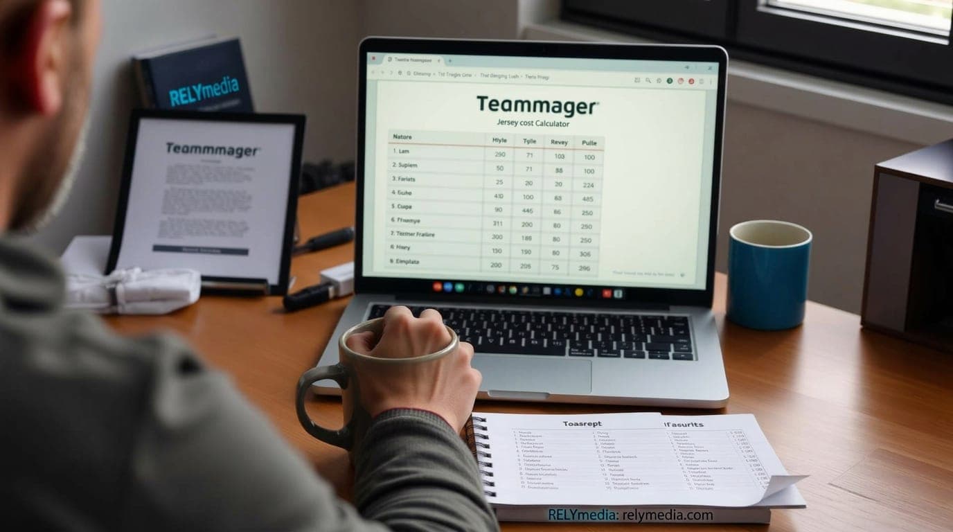 Budget planning for custom team jerseys