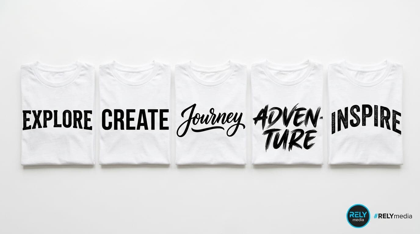 Rely Media Favorite T-Shirt Fonts: 27 Best Picks for Stunning Apparel Design