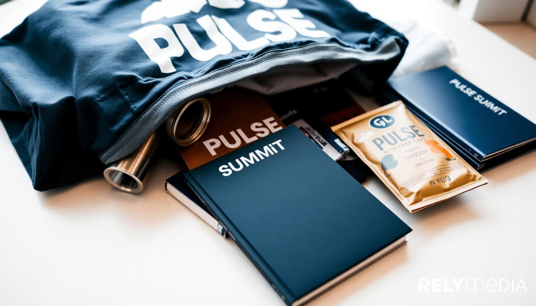 Tech swag bag ideas for events — branded electronics and gadgets