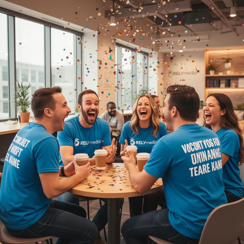 Funny group names — squad laughing together