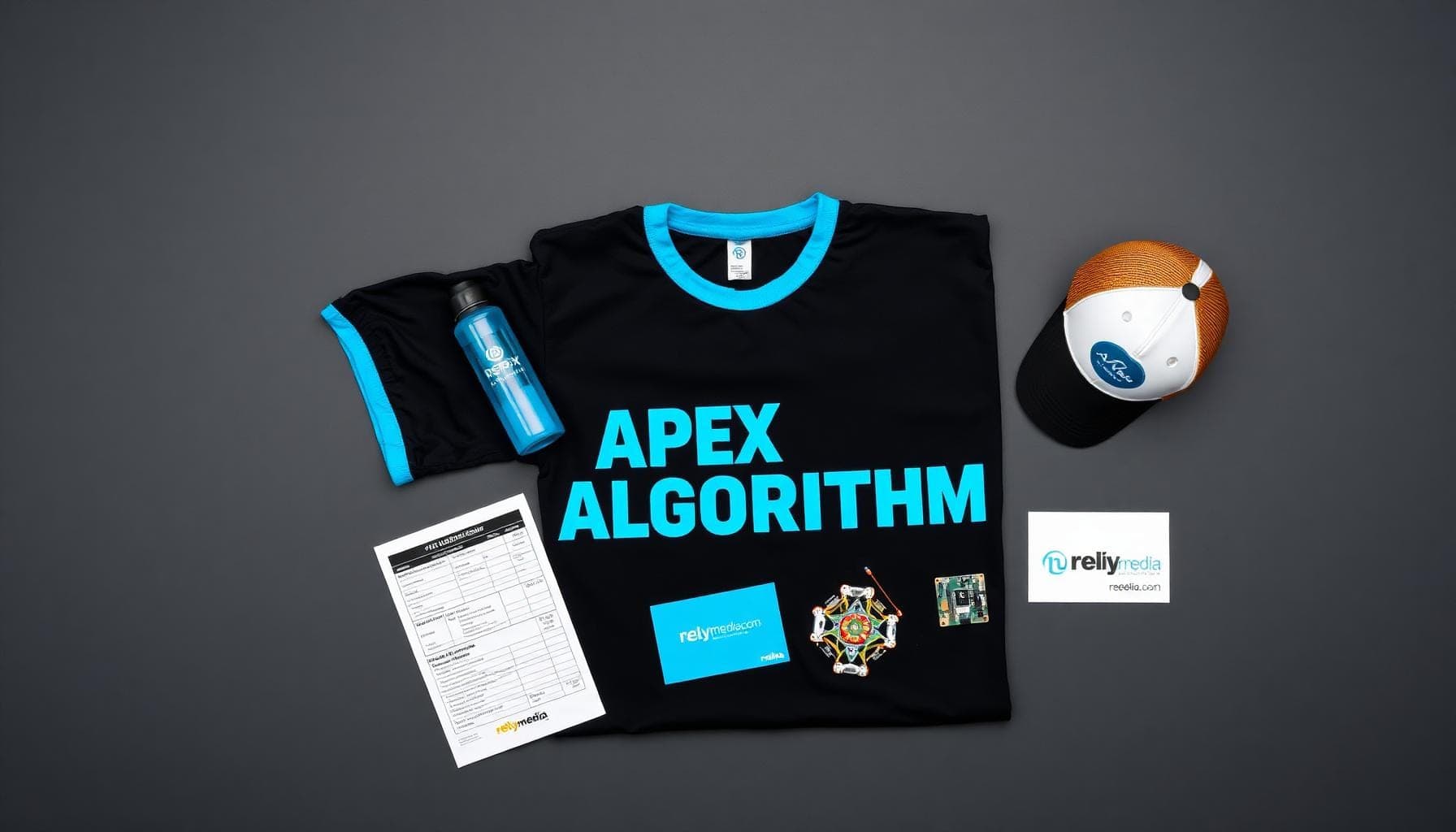 Custom branded robotics team gear — hoodies, jerseys, and team merchandise