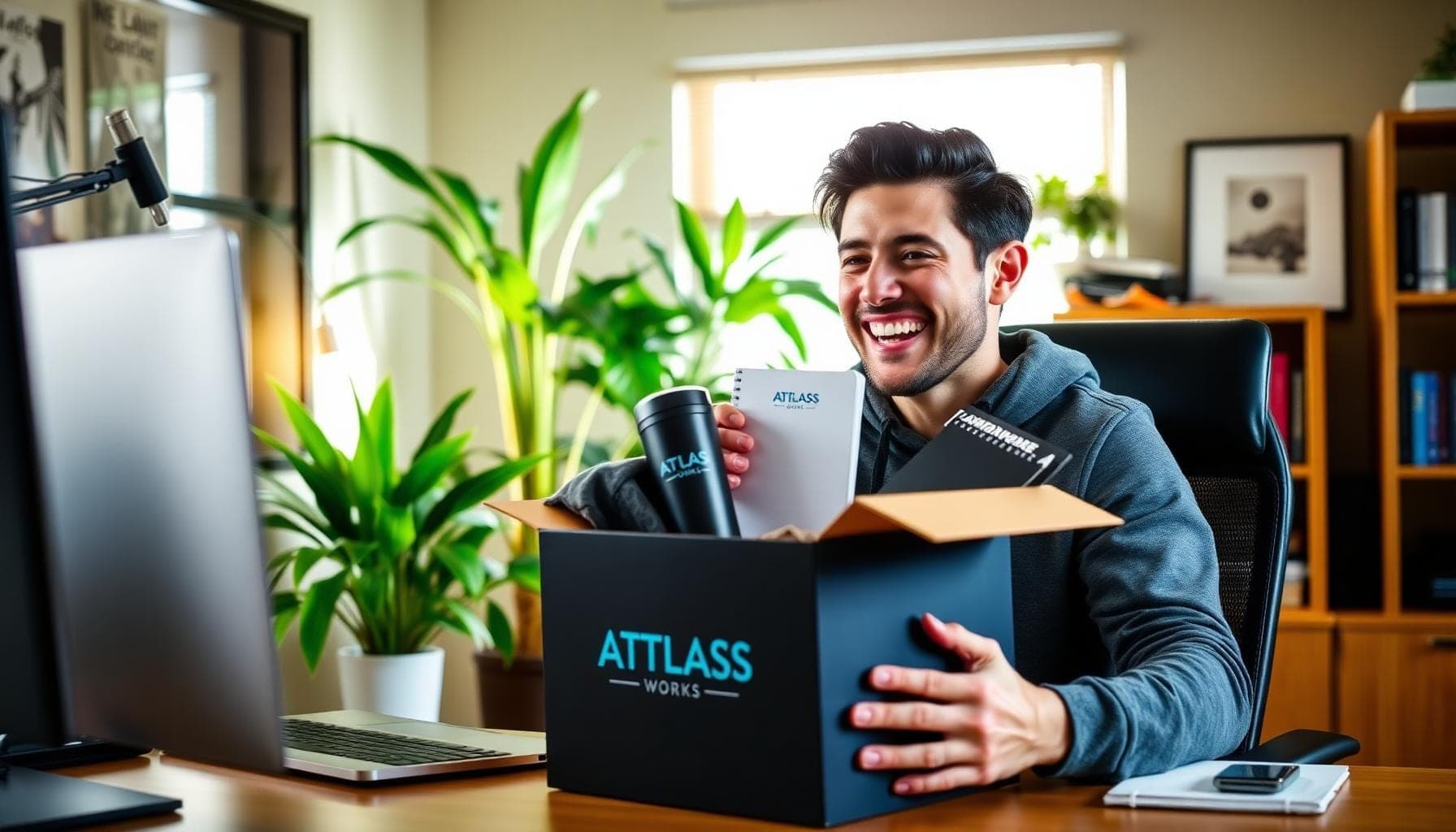 Remote employee swag kits and onboarding boxes for new hires
