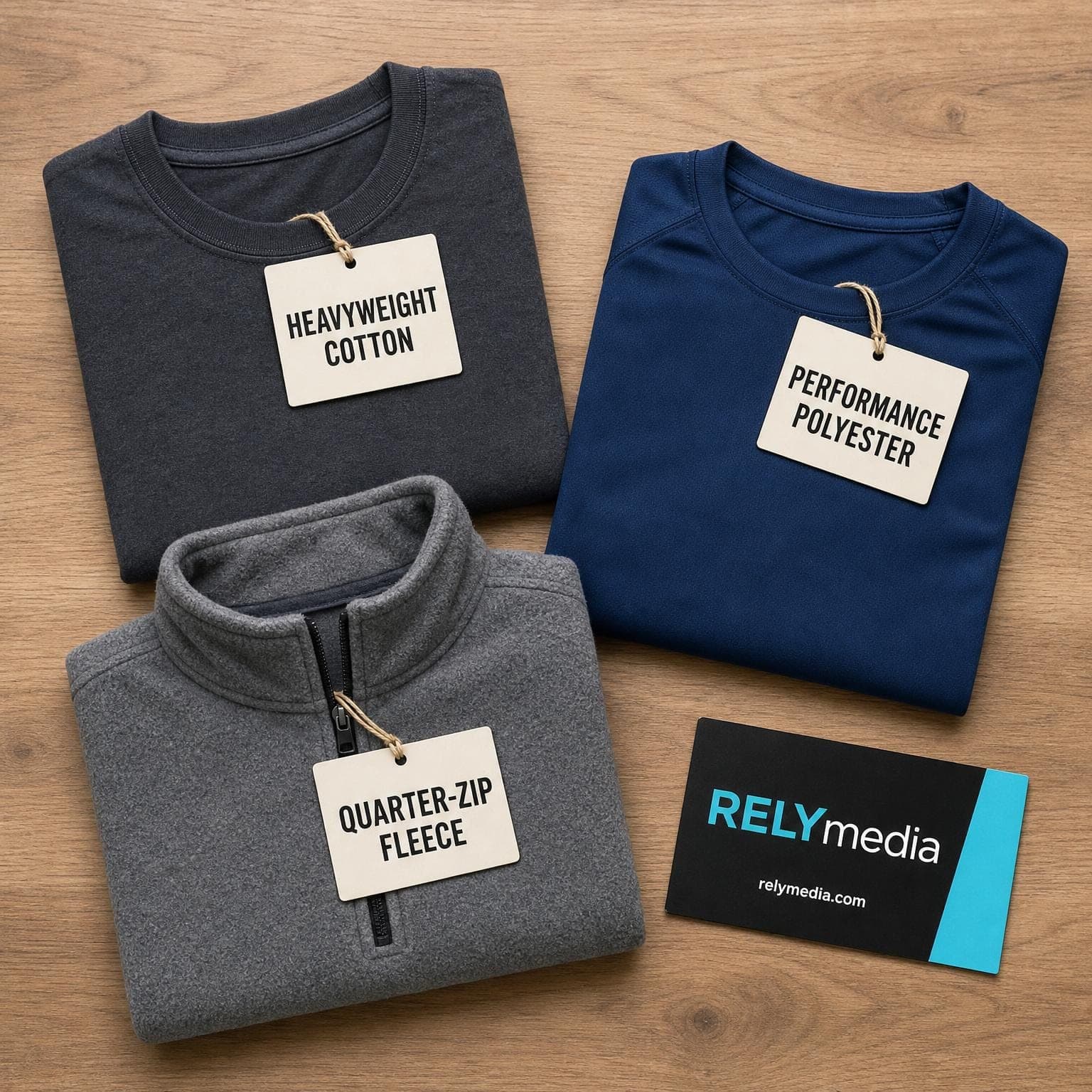 Flat lay of hunt camp shirt fabrics and print options