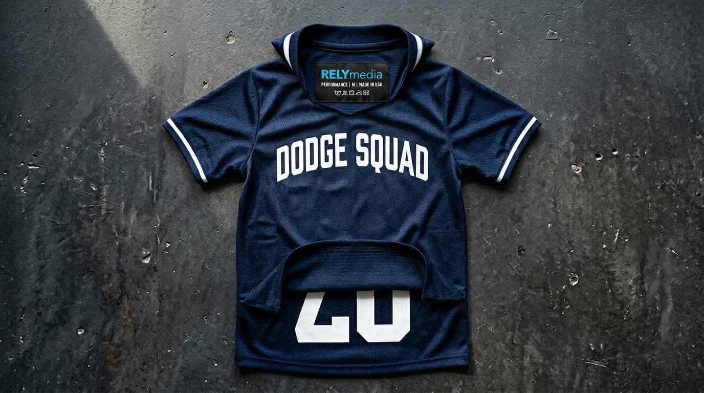 Custom dodgeball jersey design tips