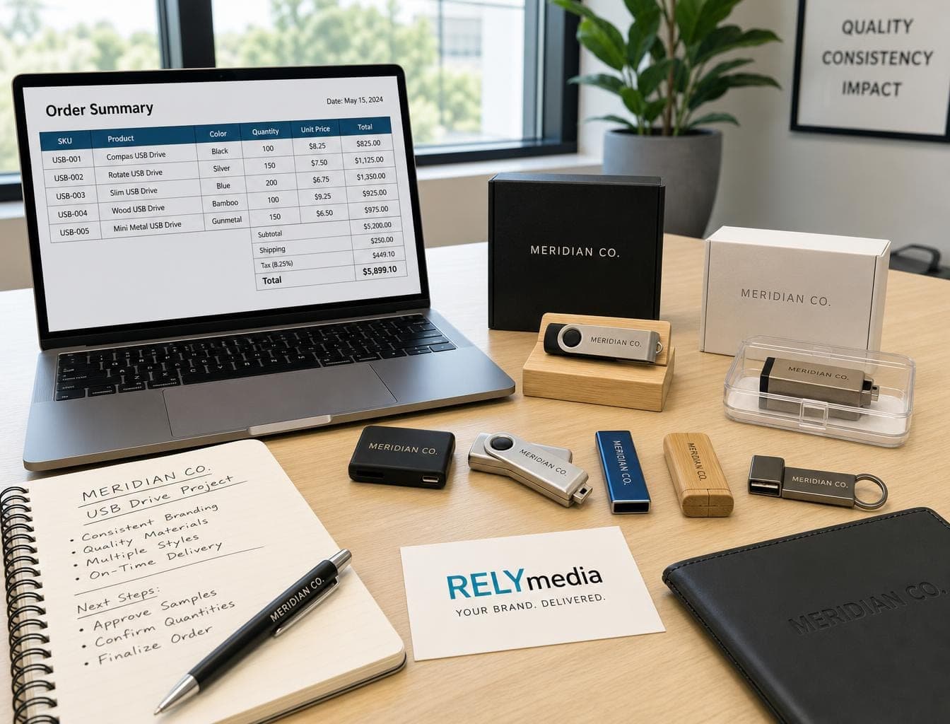 Planning a bulk order of custom branded USB flash drives