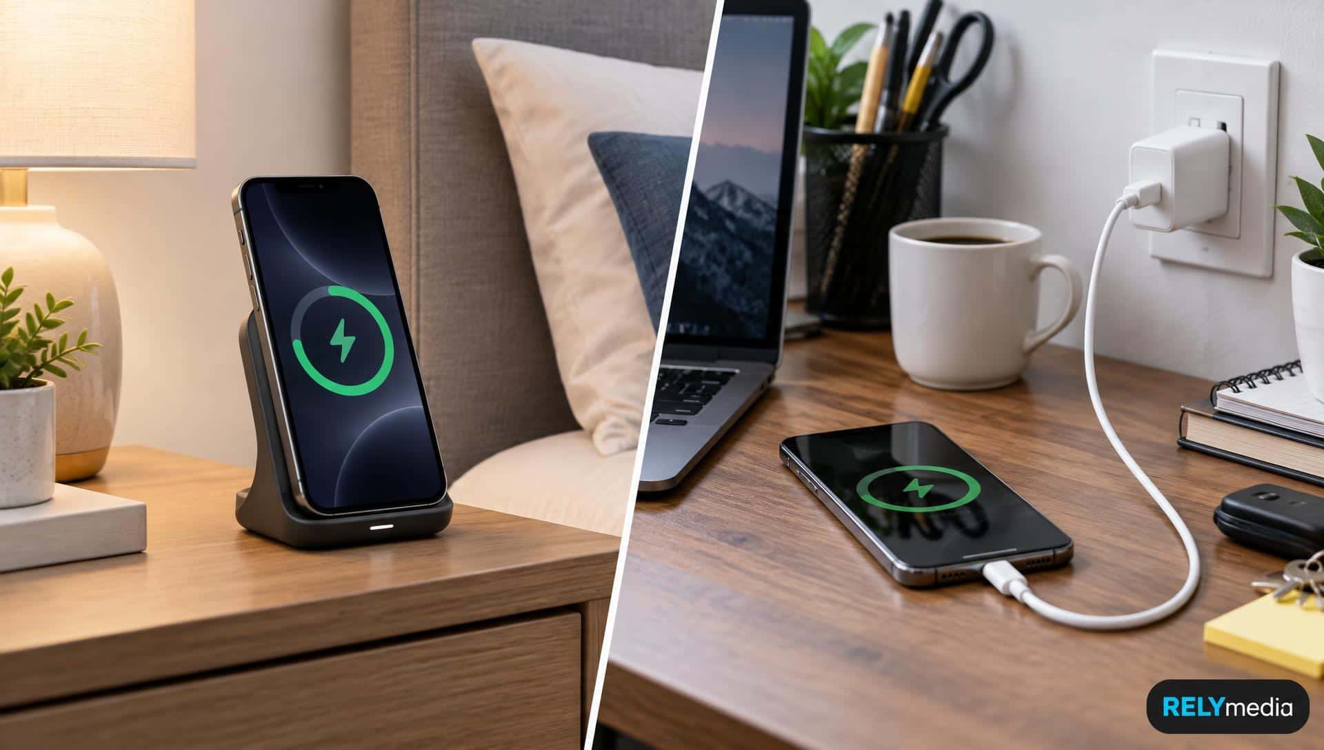 Wireless charging vs wired charging